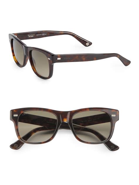 gucci 52mm faux tortoiseshell aviator sunglasses|gucci round tortoise sunglasses.